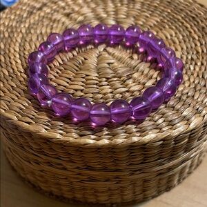 Purple Beaded Bracelet